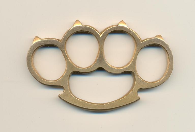 Misc - KN-PK - Carbon Fiber Brass Knuckle Lightweight Puncher